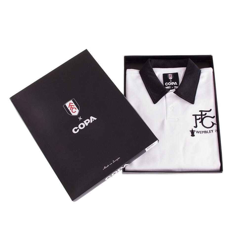 Camiseta de Fútbol - Hombre - Fulham FC 1975 - Retro - Manga Corta - Blanco 6/7