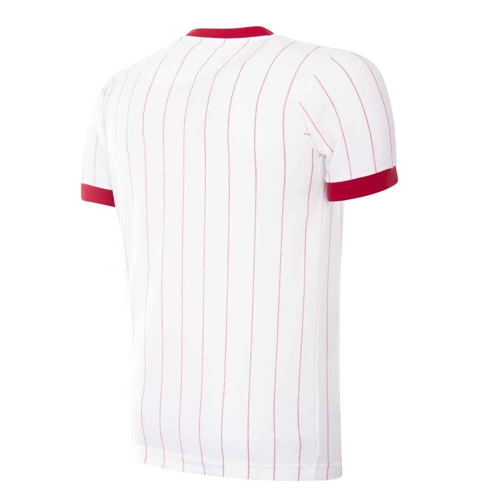 Camisola de Futebol Retro - Adulto - SL Benfica 1985/86 Visitante - Branco 3/7