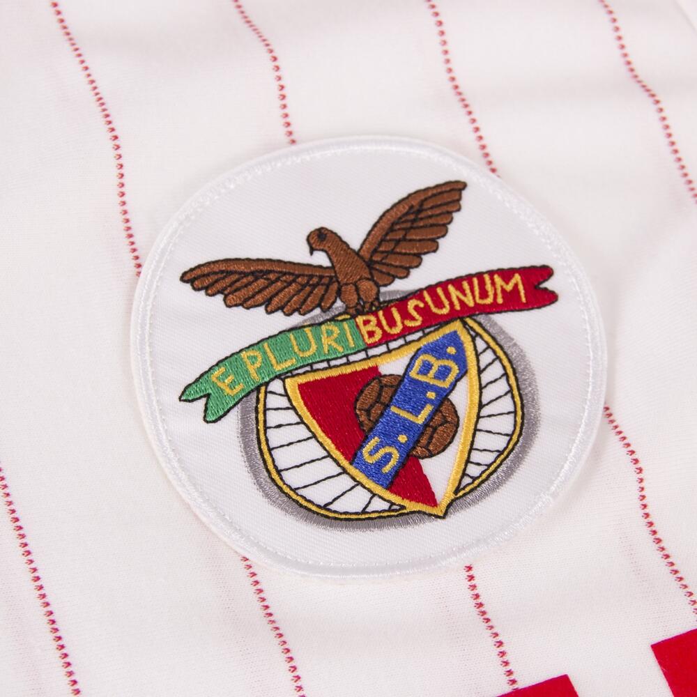 Camisola de Futebol Retro - Adulto - SL Benfica 1985/86 Visitante - Branco 4/7