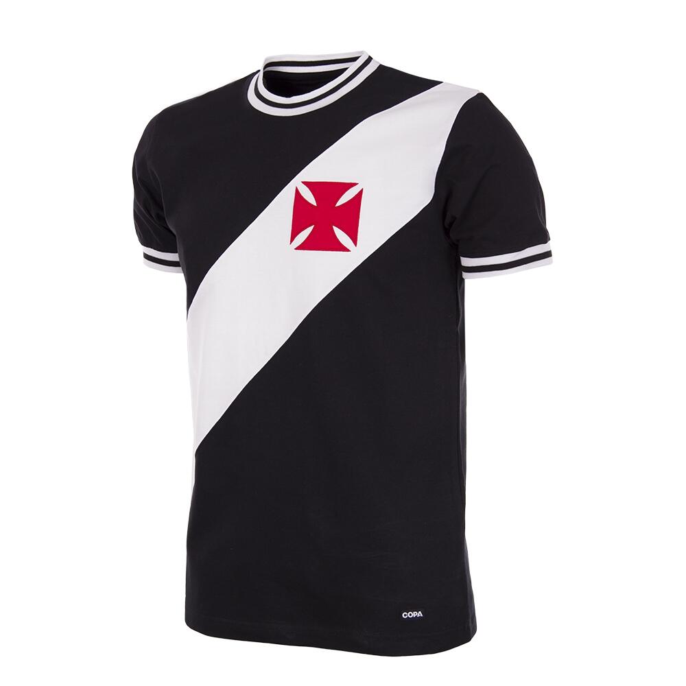 Copa Football - Maillot De Football Rétro - Homme - Vasco Da Gama 1970 - Manches Cortes - Noir - T-shirt Manches Courtes - Noir - 38 S - Decathlon