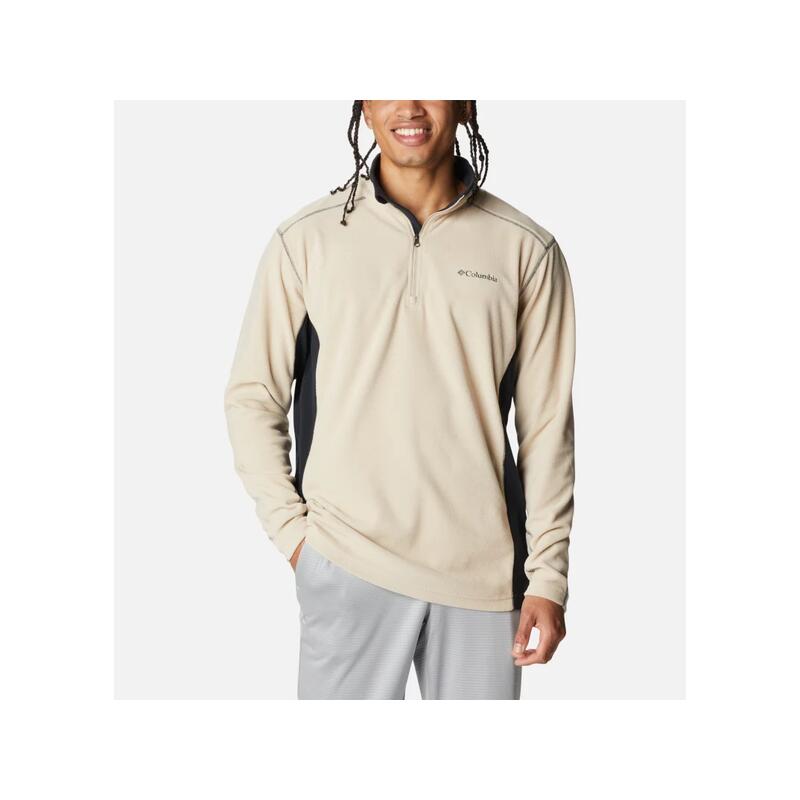 Férfi polár pulóver,  Klamath Range II Half Zip Fleece, bézs