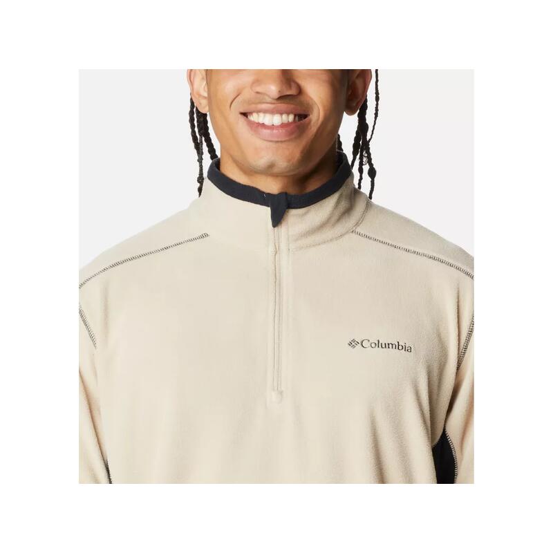 Férfi polár pulóver,  Klamath Range II Half Zip Fleece, bézs