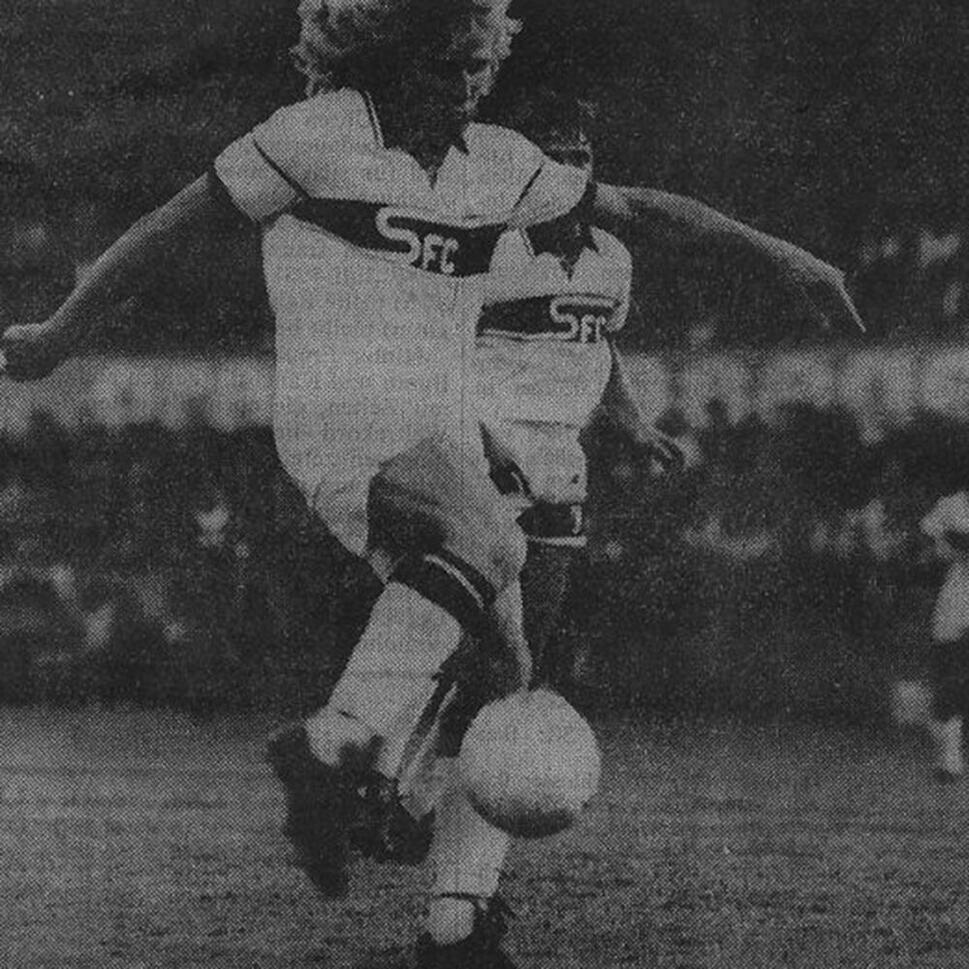 Koszulka retro piłkarska dla dorosłych - Servette FC 1979-84 Goście - Biały