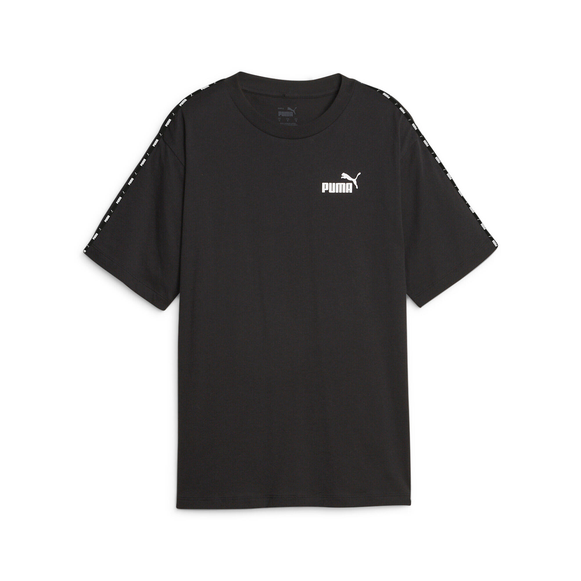 PUMA T-shirt Donna Puma Ess Tape nero