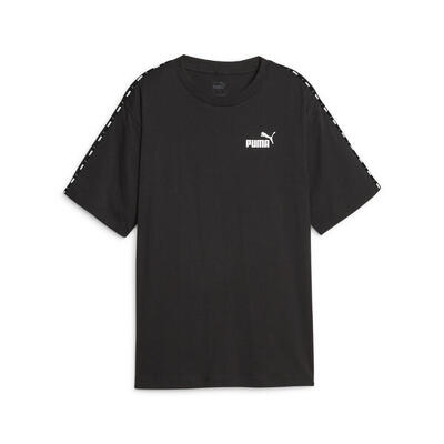 T-shirt vrouw puma ess tape zwart