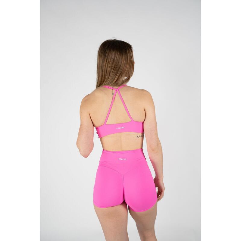 Brassière de sport Fitness Femme Twisted Unfazed - Bubblegum