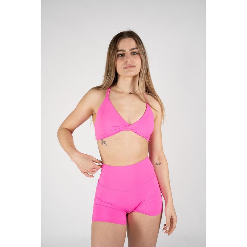 Brassière de sport Fitness Femme Twisted Unfazed - Bubblegum