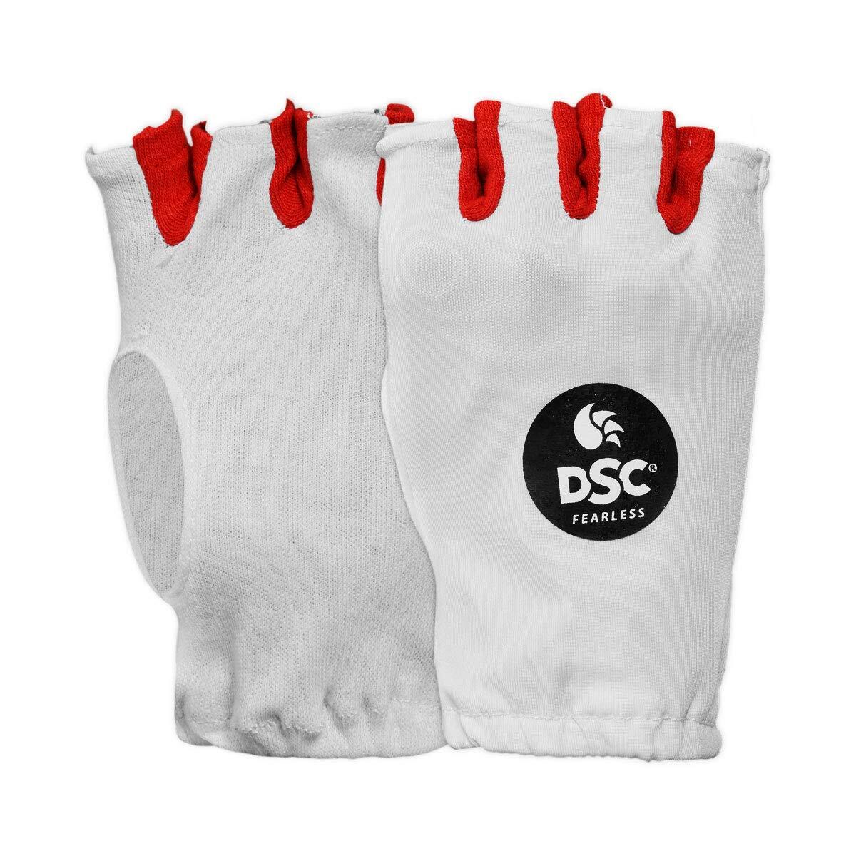DSC DSC Atmos1 Batting Inners | Fingerlos | Lycra-Rücken | Farbe: Weiß