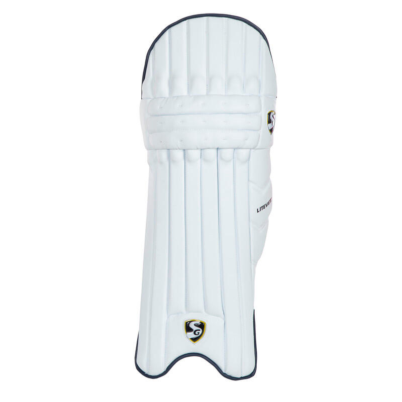 SG Litevate Batting Leg Guard für Männer und Jungen | Farbe: Weiß | Junior 4/5
