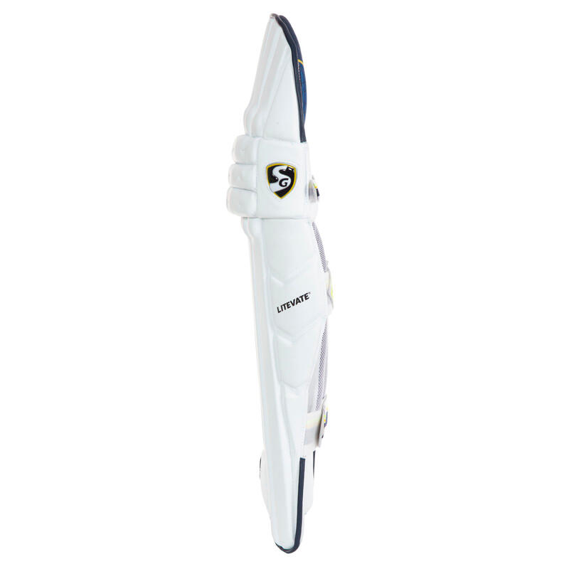 SG Litevate Batting Leg Guard für Männer und Jungen | Farbe: Weiß | Junior 3/5