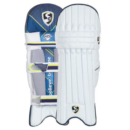 SG Litevate Batting Leg Guard für Männer und Jungen | Farbe: Weiß | Junior