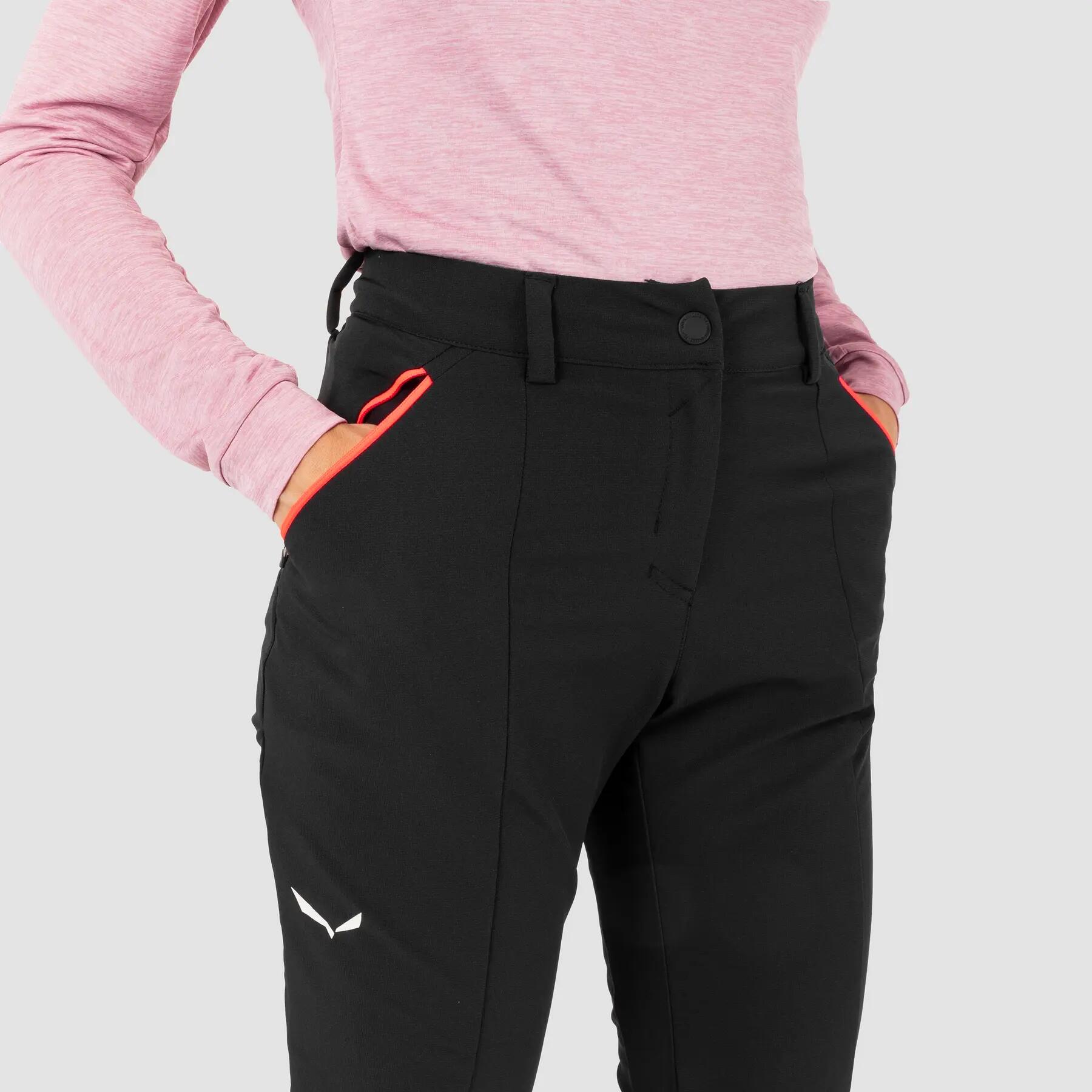 Calça de trekking feminina Salewa TERMINAL preta 00-0000027930_0910 tamanho XL 5/6