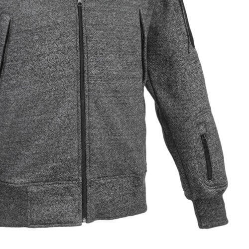 Heren sweater vest jack Tactical met capuchon - Zwart 5/5