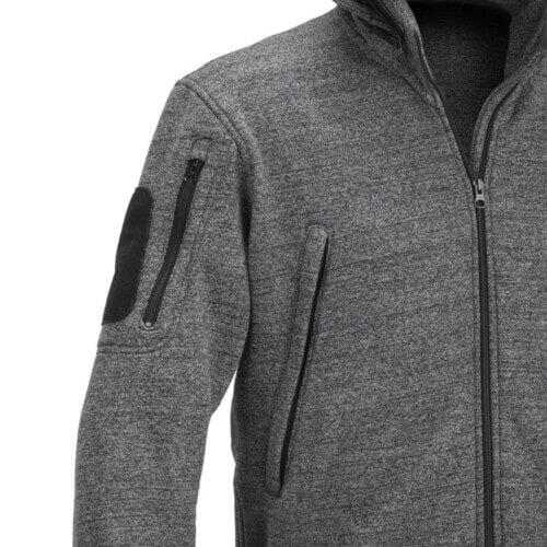 Heren sweater vest jack Tactical met capuchon - Zwart 4/5