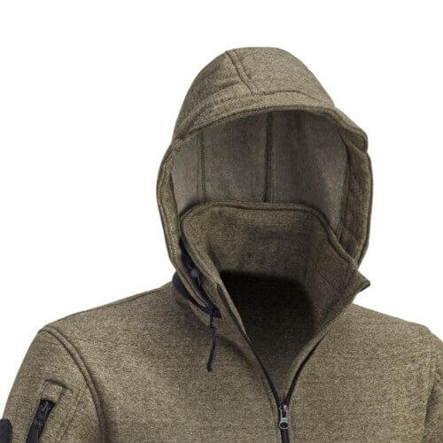 Giacca gilet maglione da uomo Tattica con cappuccio - Verde 2/5