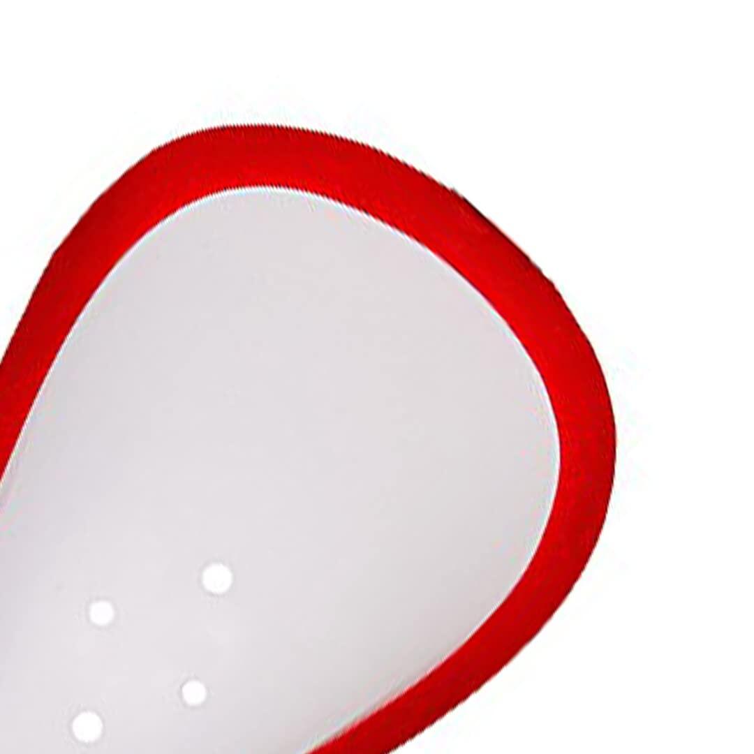 DSC Glider Cricket Abdominal Guard (Weiß und Rot, Größe: Jugend) 4/5