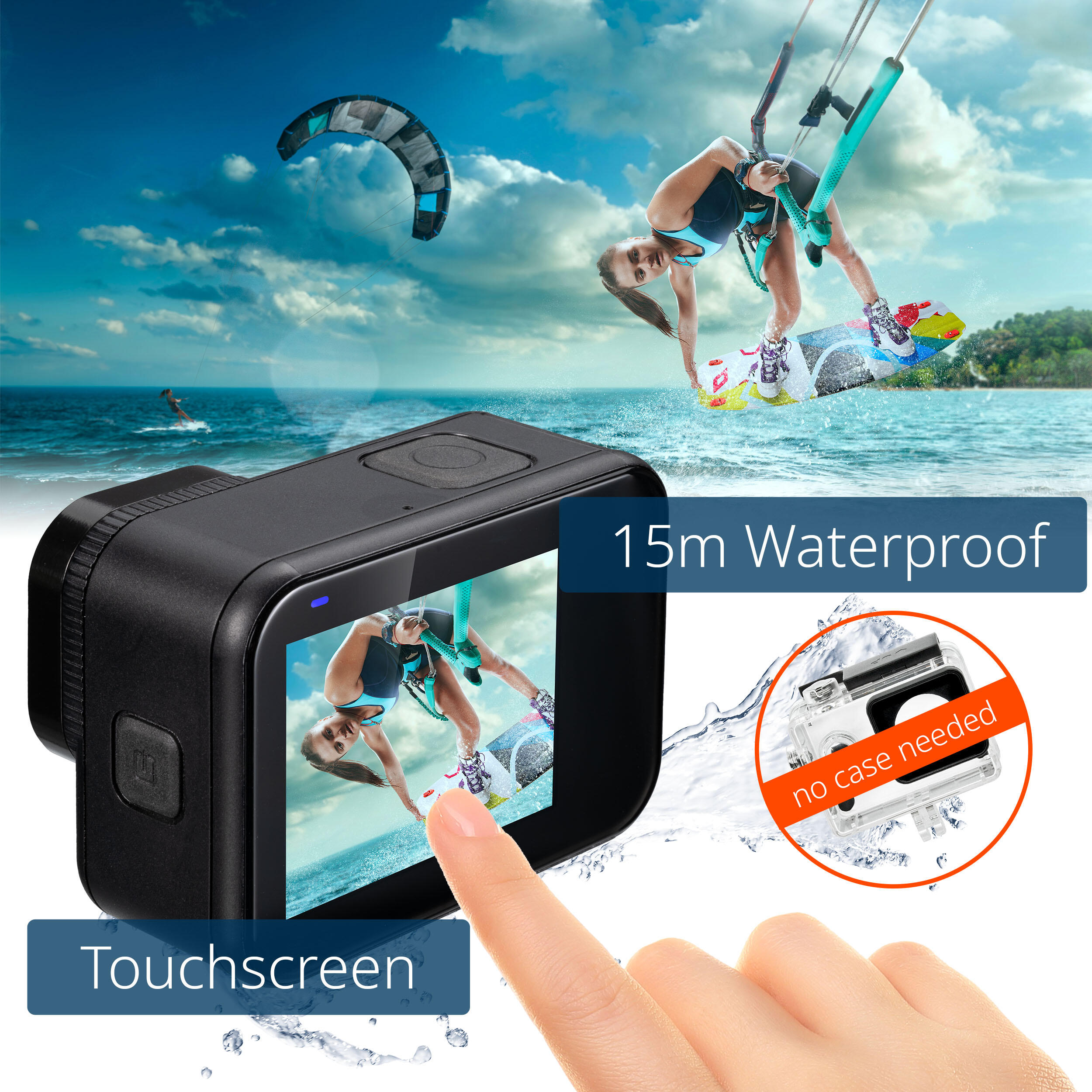 4K Ultra-HD 60fps Wi-Fi Caméra d'Action Explorer 7 6/6