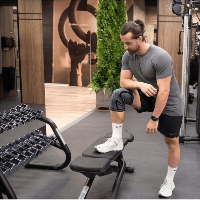Opaska podtrzymująca na kolano lewe / prawe orteza stabilizator kolana DrFit