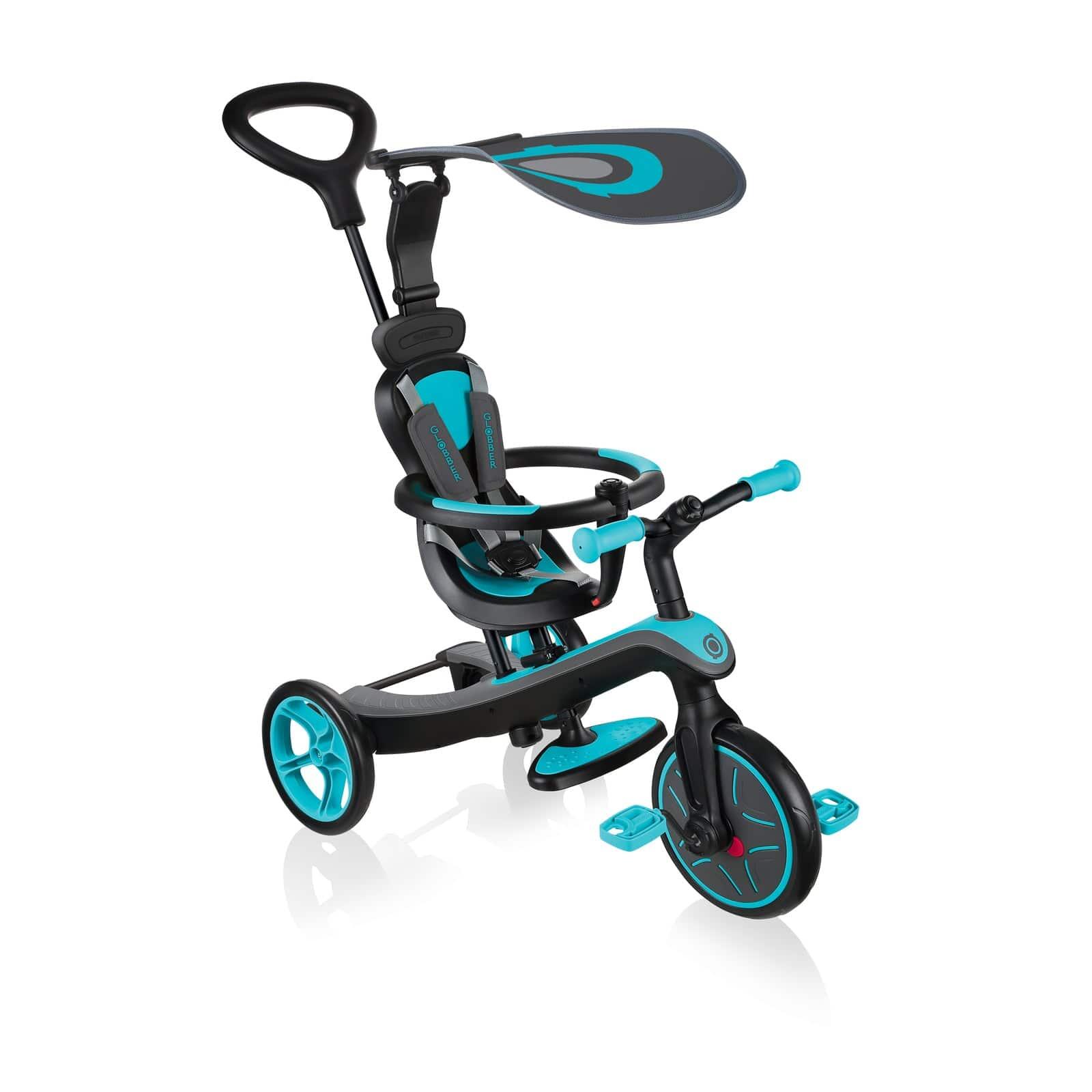 DEMO MODEL Globber EXPLORER Trike 4 in 1 Teal