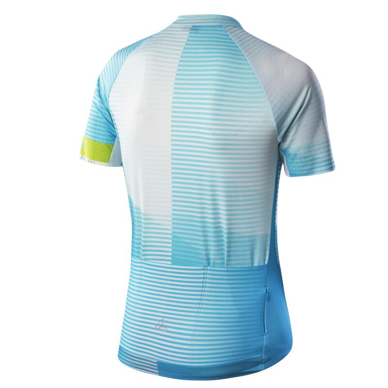 Chemise cycliste à manches courtes pour femmes W Bike Jersey FZ Hotbond RF Bleu