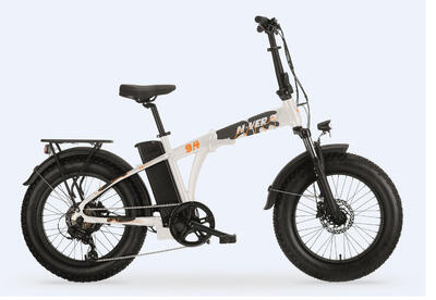 Elektrische compacte fiets n-ver folding 20 inch. wit