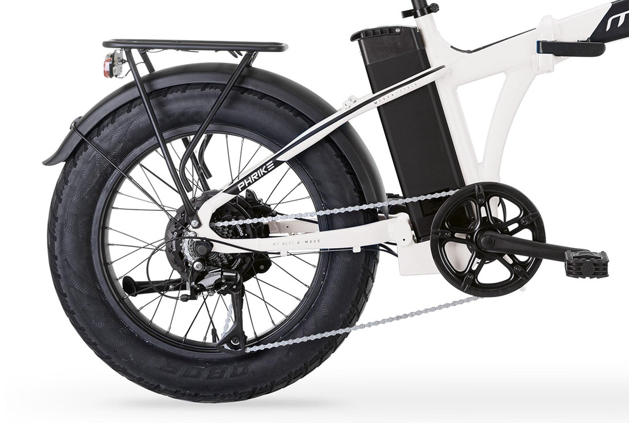 Elektro-Falt-Fahrrad PHRIKE 20 Zoll, weiß 2/5