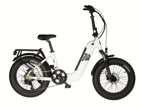Vélo électrique compact FAT BIKE N-VER F9.3 20 pouces white