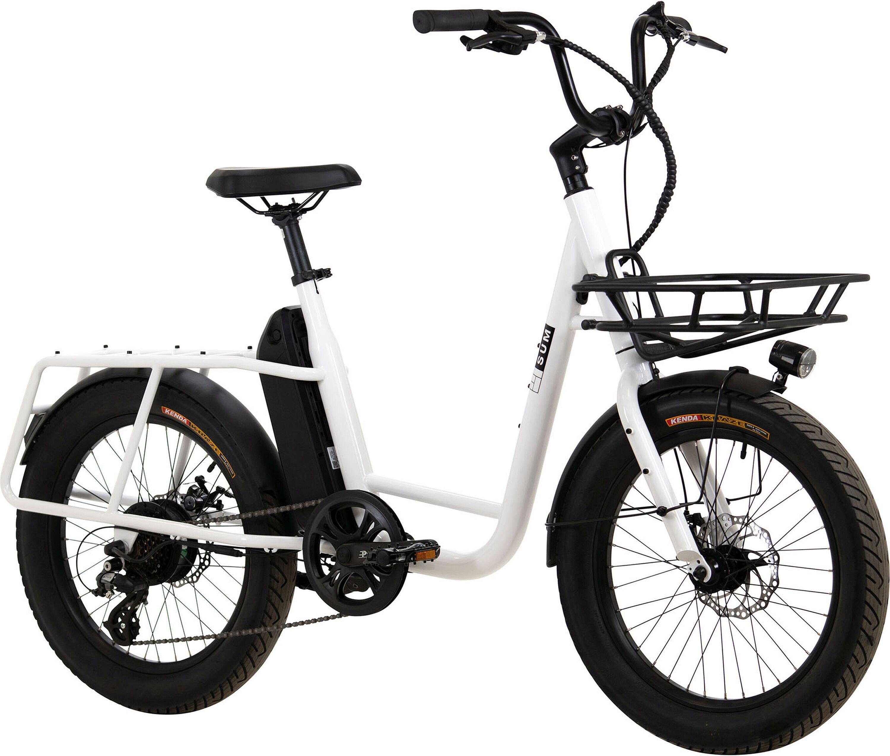 SUM Elektro-Kompaktfahrrad/ Lastenfahrrad E-Cargo UCO Steel 2/3
