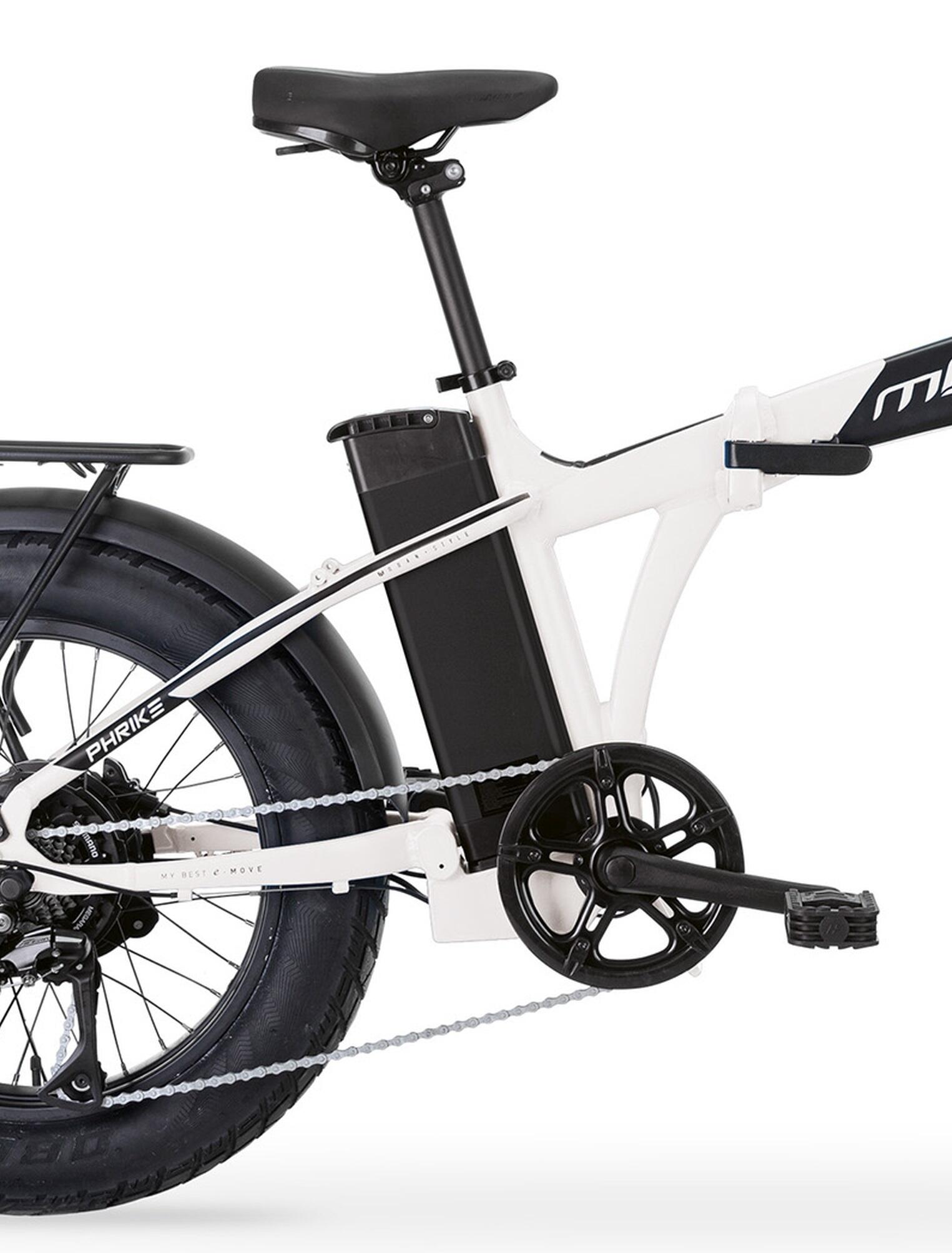 Elektro-Falt-Fahrrad PHRIKE 20 Zoll, weiß 3/5