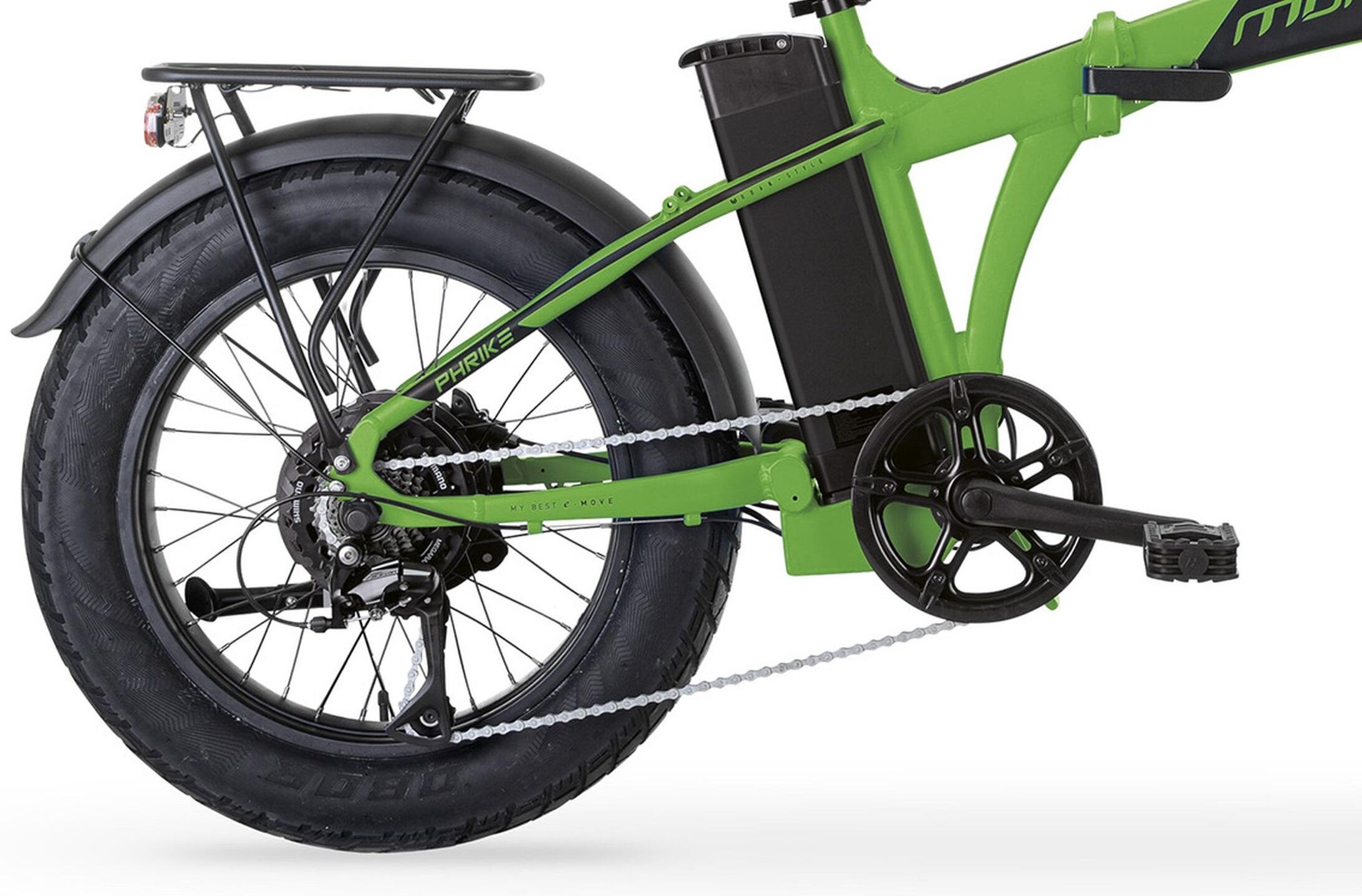 Elektro-Falt-Fahrrad PHRIKE 20 Zoll, grün 2/6