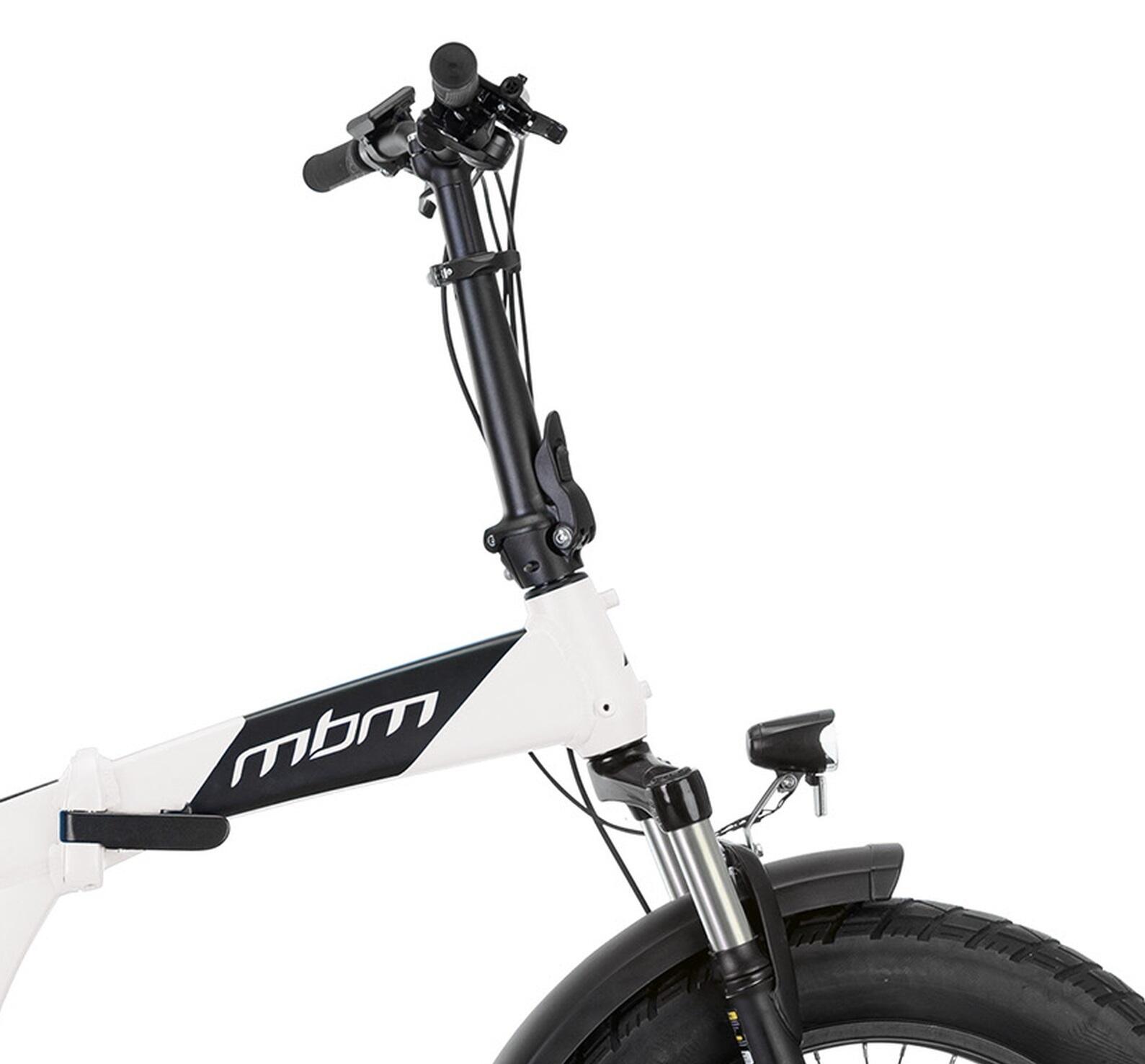 Elektro-Falt-Fahrrad PHRIKE 20 Zoll, weiß 4/5