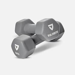 Haltères Premium en néoprène, pour fitness, pilates, musculation, renforcement