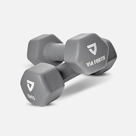 Haltères Premium en néoprène, pour fitness, pilates, musculation, renforcement