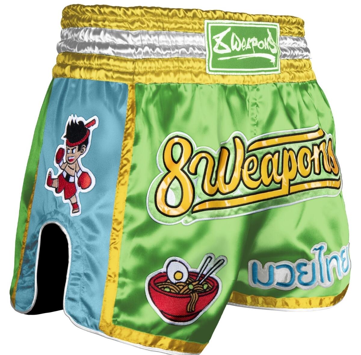 8 WEAPONS 8 WEAPONS Muay Thai Shorts - Yummy green L