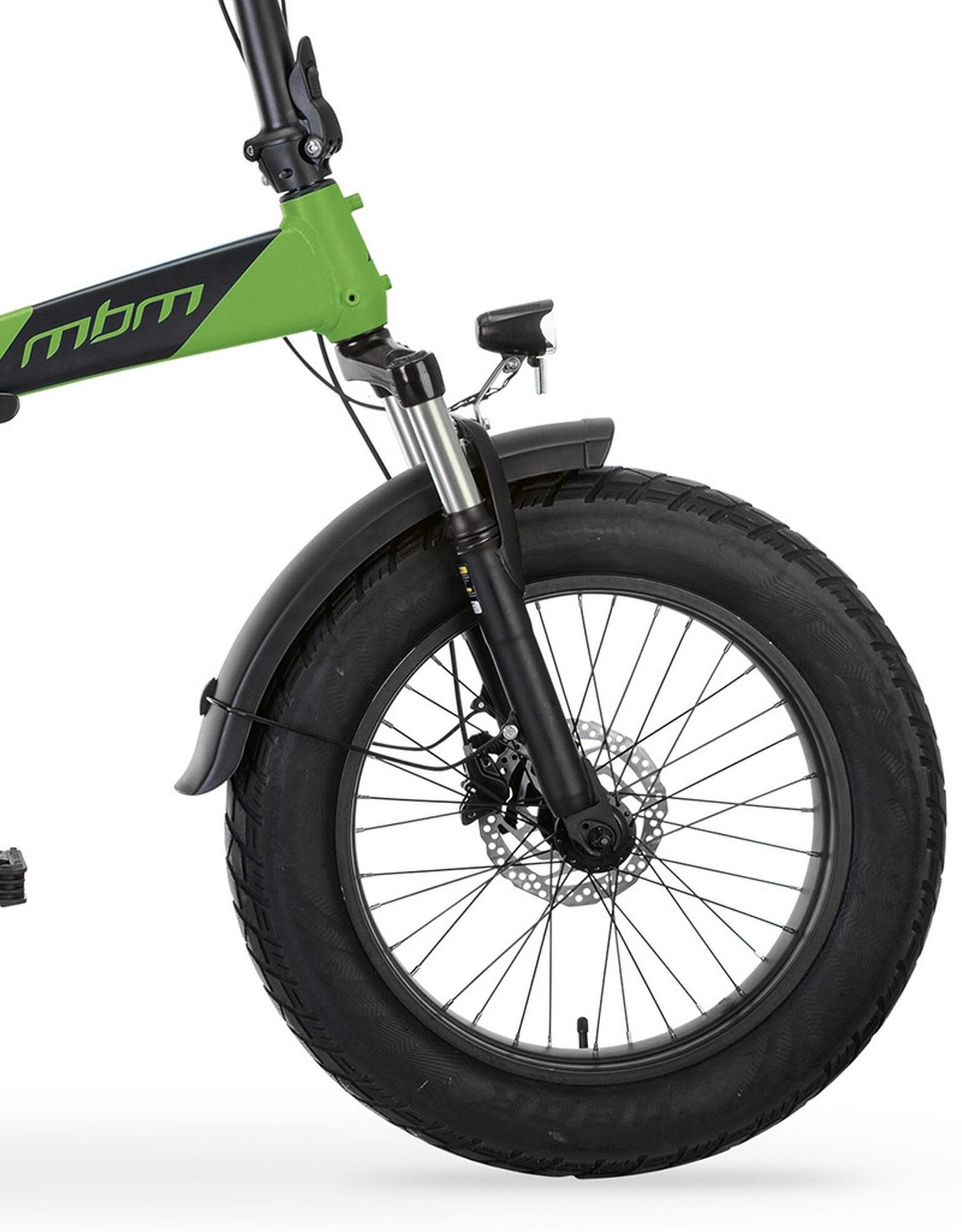 Elektro-Falt-Fahrrad PHRIKE 20 Zoll, grün 5/6