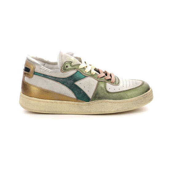 Scarpe Diadora in pelle beige da donna