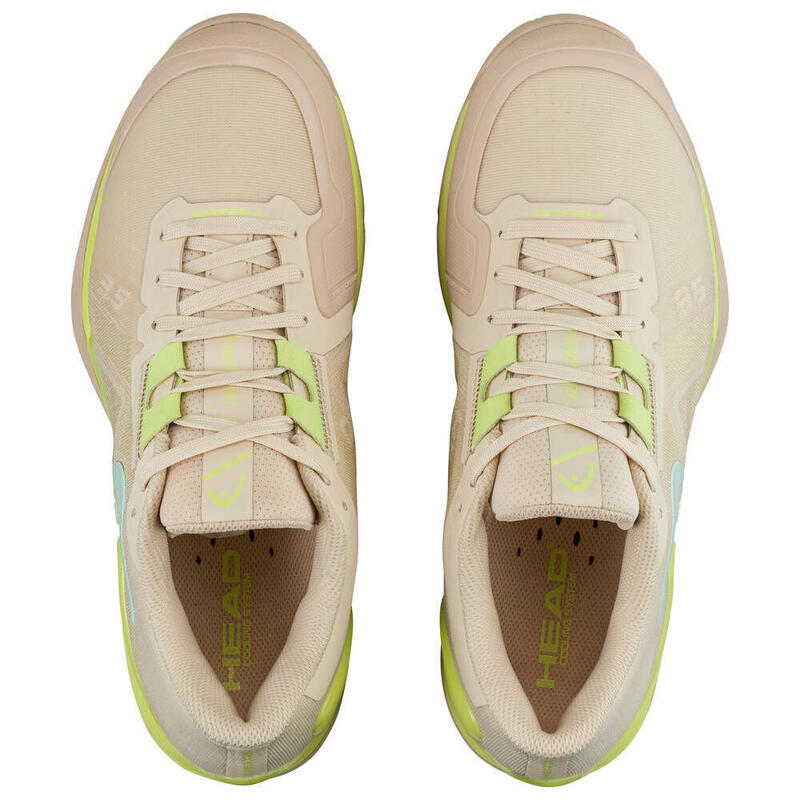 Head Sprint Pro 3.5 Clay Beige Amarillo Mujer 274153 Mcli