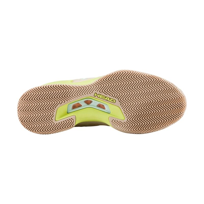 Head Sprint Pro 3.5 Clay Beige Amarillo Mujer 274153 Mcli