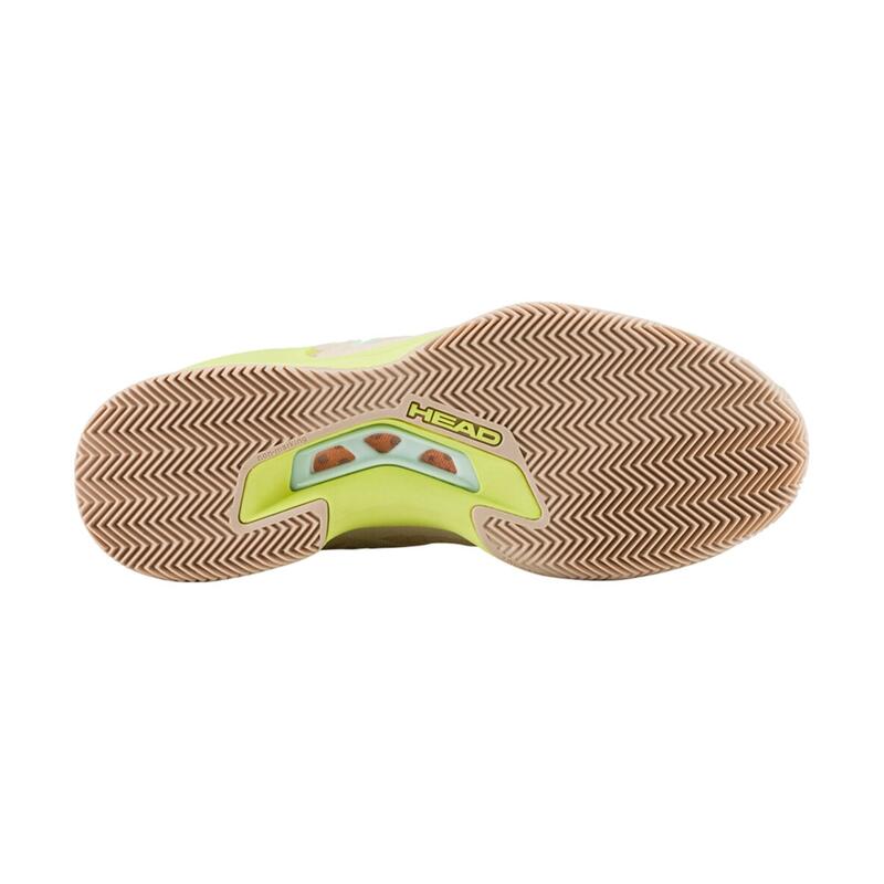 Head Sprint Pro 3.5 Clay Beige Jaune Femmes 274153 Mcli