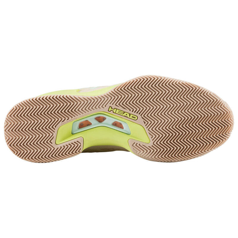 Head Sprint Pro 3.5 Clay Beige Jaune Femmes 274153 Mcli