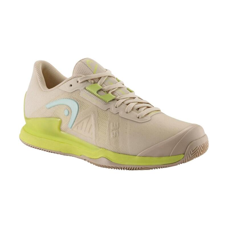 Head Sprint Pro 3.5 Clay Beige Jaune Femmes 274153 Mcli