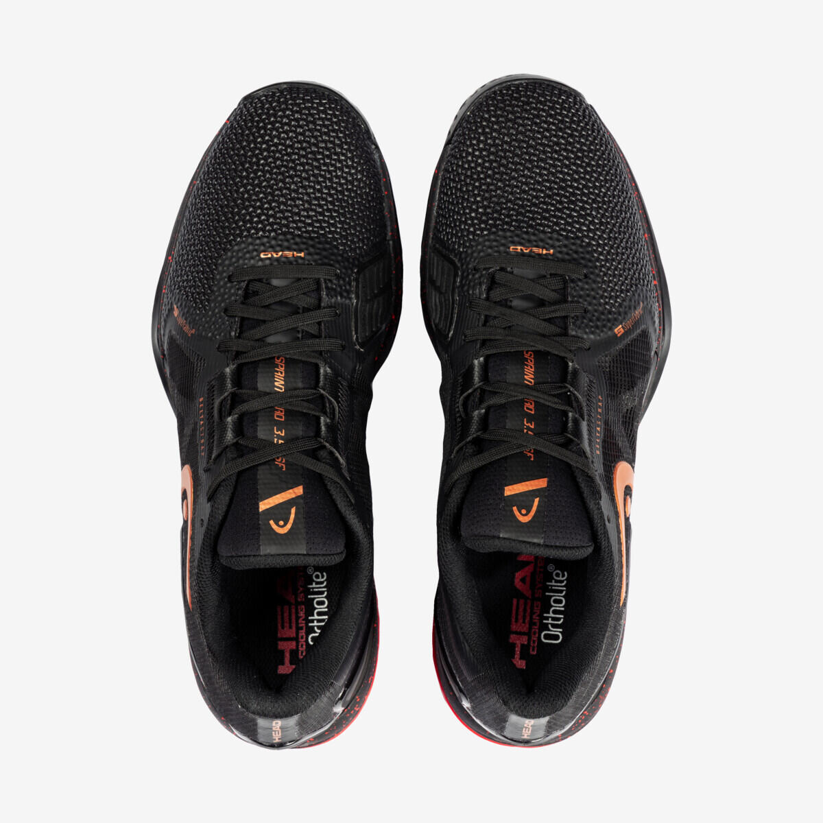Chaussures Head Sprint Pro 3.5 Sf Noir Et Orange 3/4
