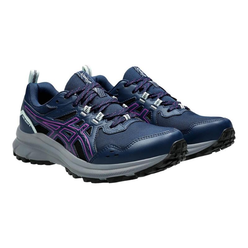 Zapatillas Senderismo Mujer - ASICS Trail Scout 3 W - NightSky/Magenta