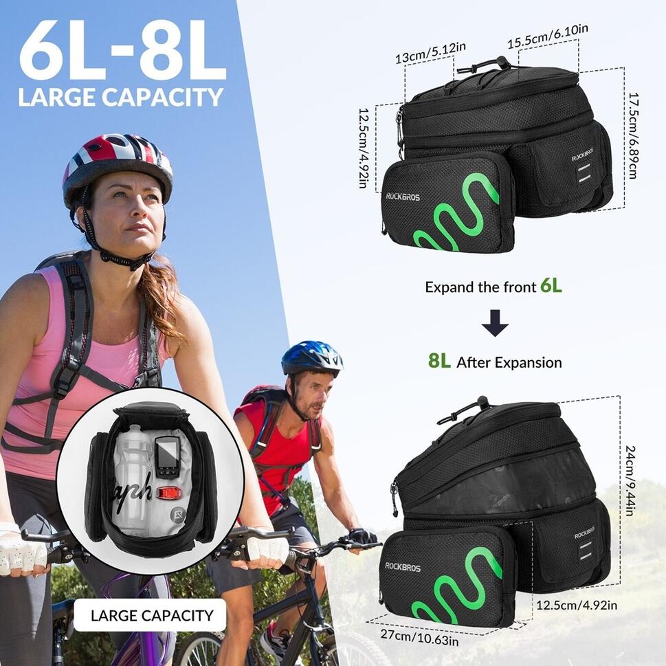Torba rowerowa z uchwytem na siodełko Rockbros 6/8l