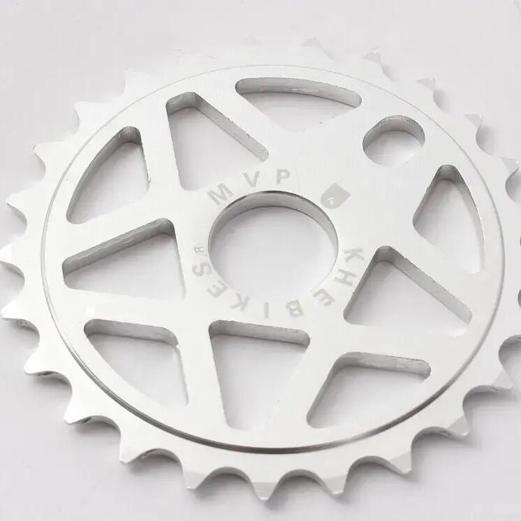 BMX CHAINRING ALUMINIUM 25T SILVER KHEBIKES