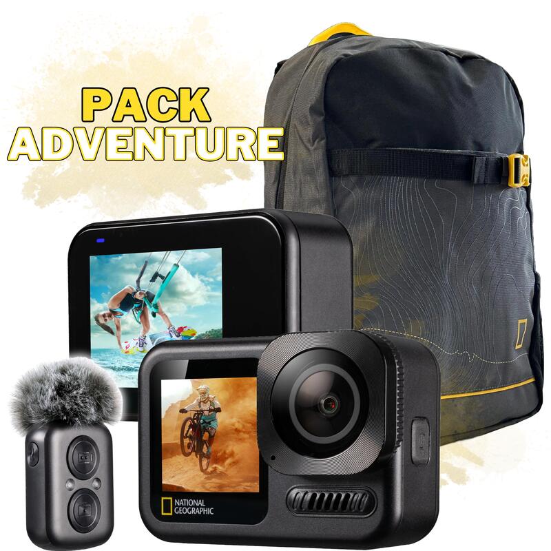 Pack adventure actioncam Explorer 7 National Geographic + Mochila