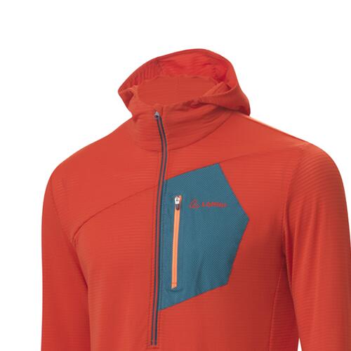 Technisch shirt met lange mouwen voor heren M HZ Hoody Aero - Oranje