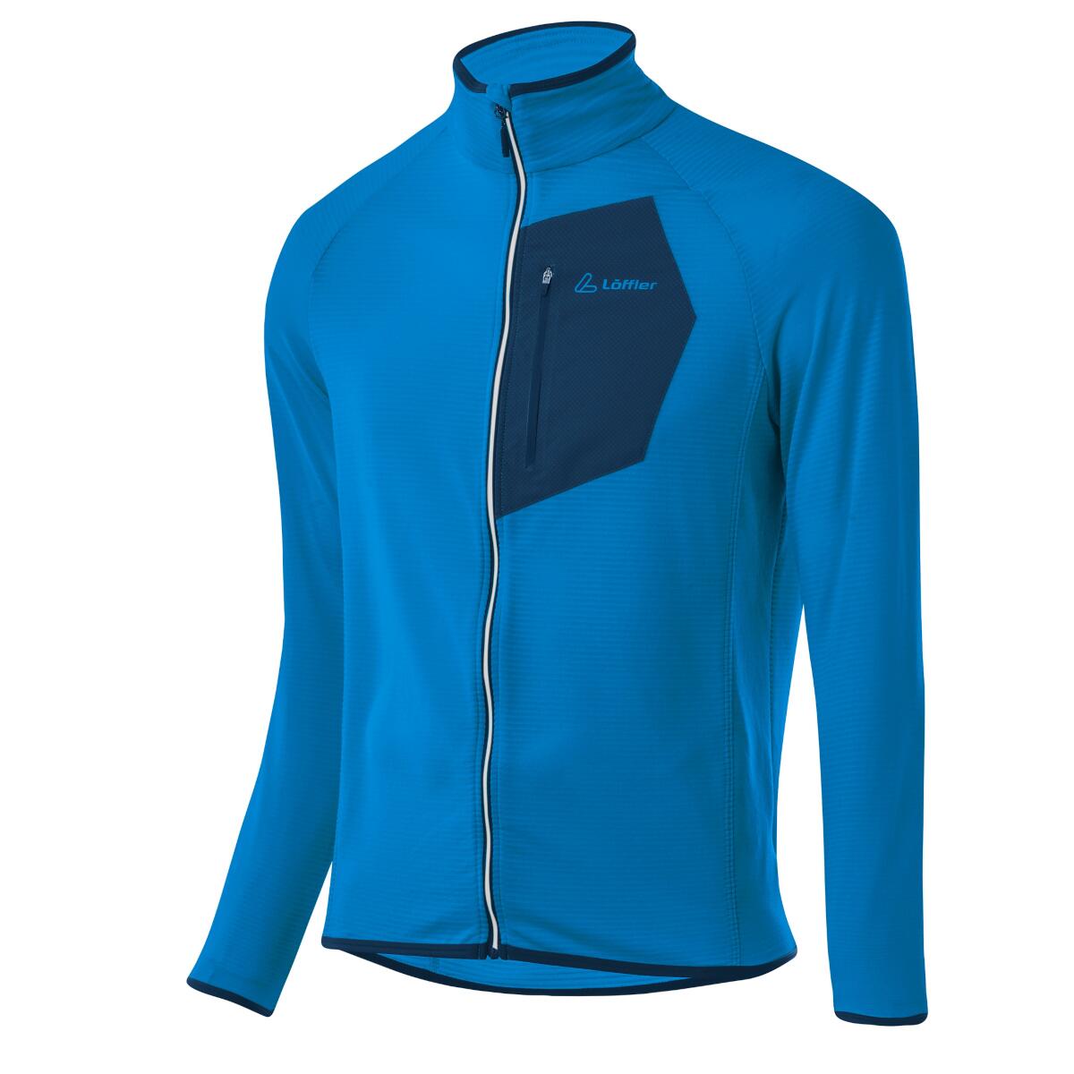 LOEFFLER Herren Langarm Technical Shirt M Mid Jacket Blue Lake - Blau