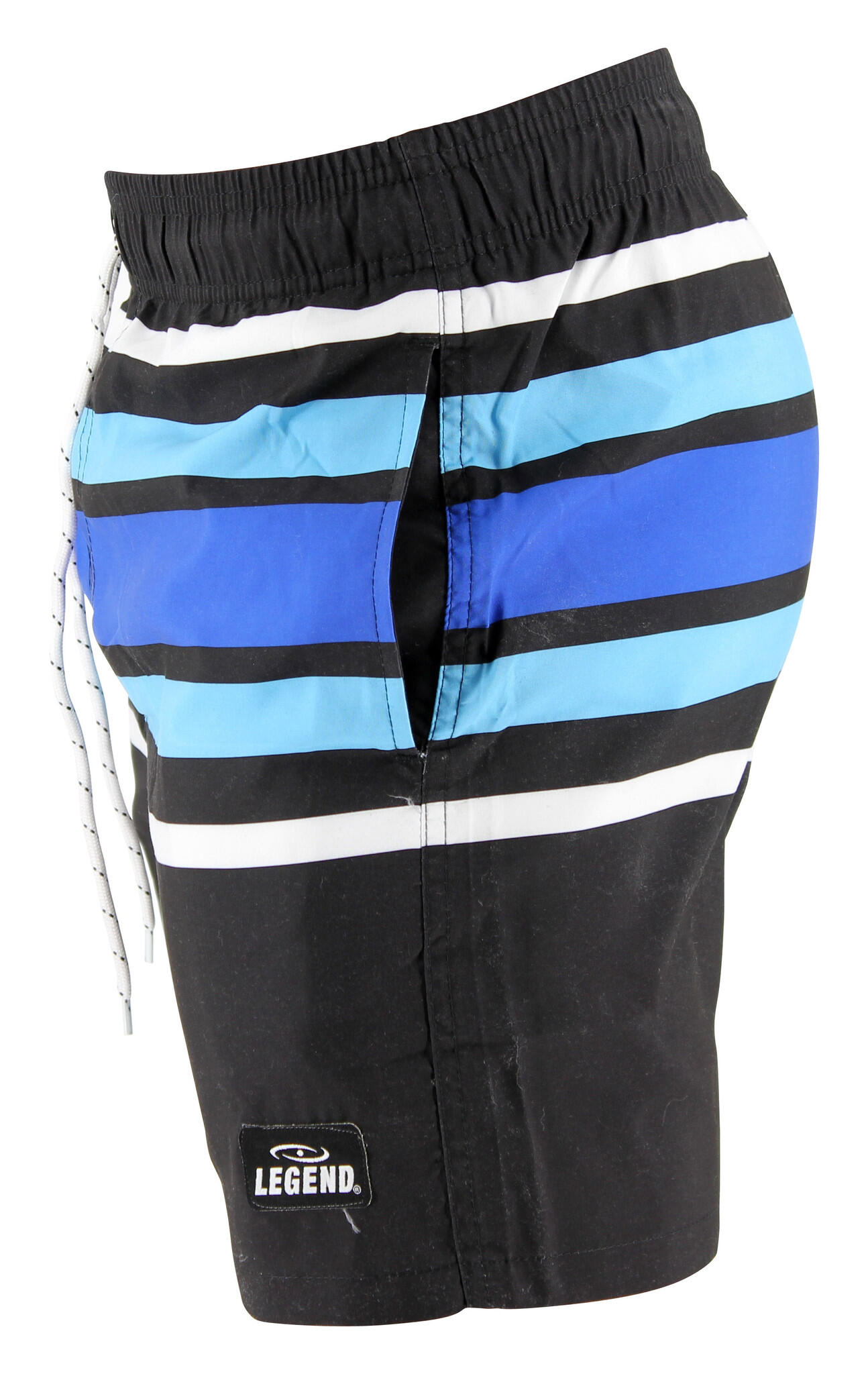 Legend Zwembroek Summer Stripes zwart 2/5