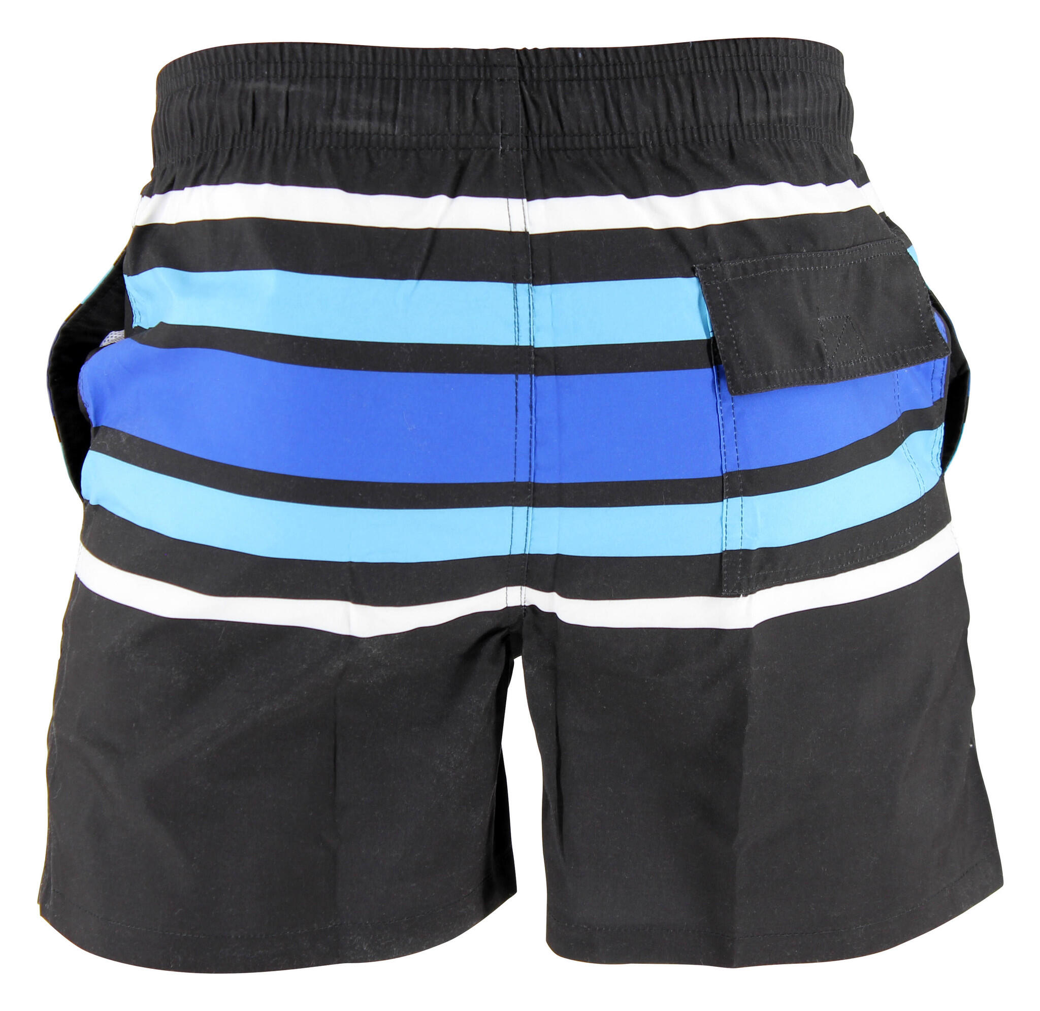 Legend Zwembroek Summer Stripes zwart 3/5